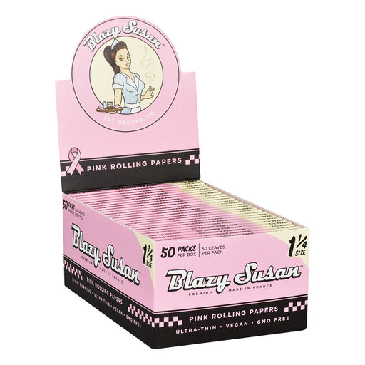 Case of Blazy Susan Pink Rolling Papers 1¼ Canada