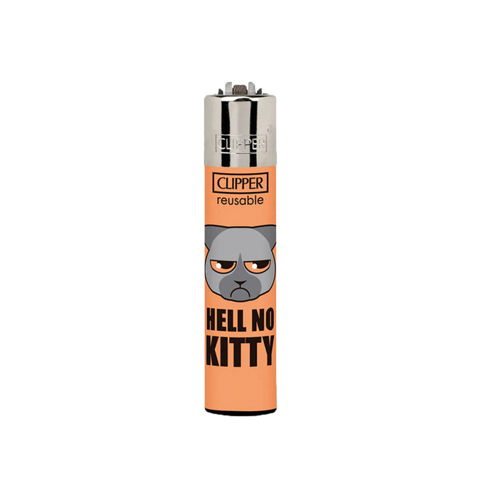 Clipper Lighters Grumpy Cats Grey Cat Orange Lighter Hell No Kitty Canada