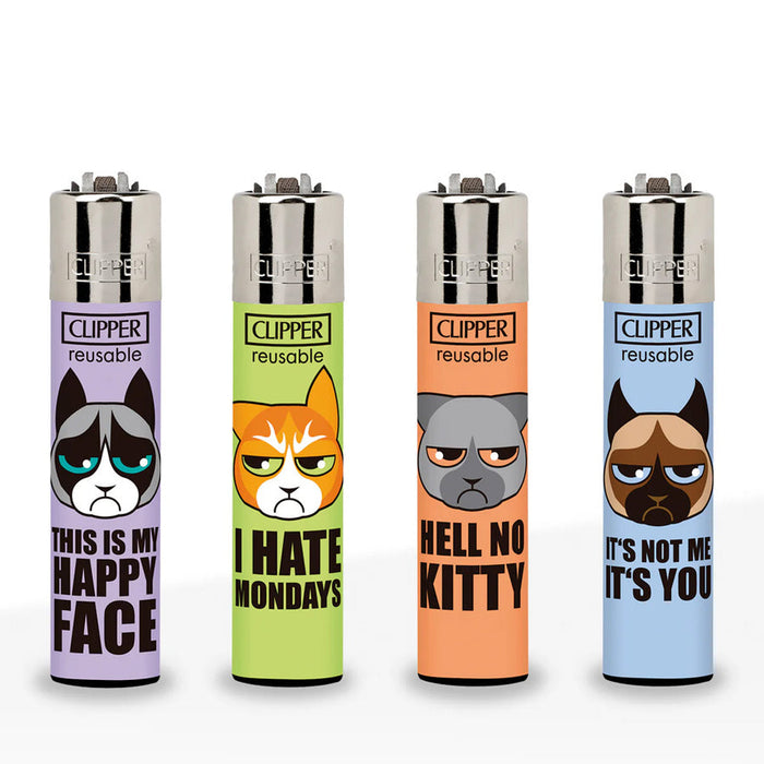 Clipper Lighters - Angry Cats