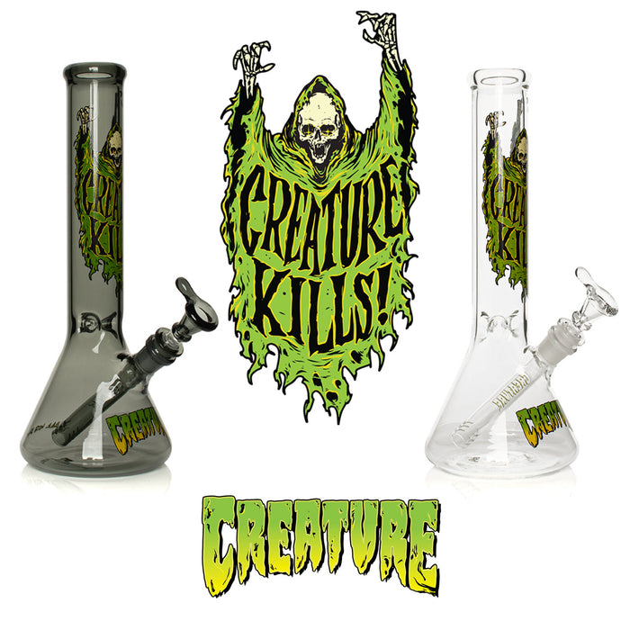 GEAR Premium x Creature 12" Reaper Kills Beaker Base Bong