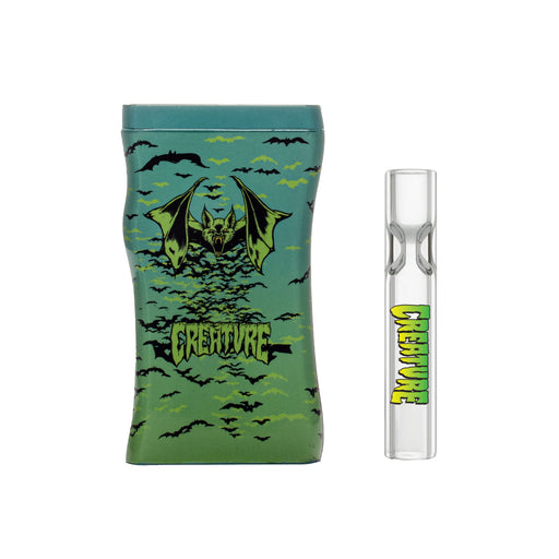 Creature Skateboards Dugout with Bats and Glass Taster Bat with Creature Logo