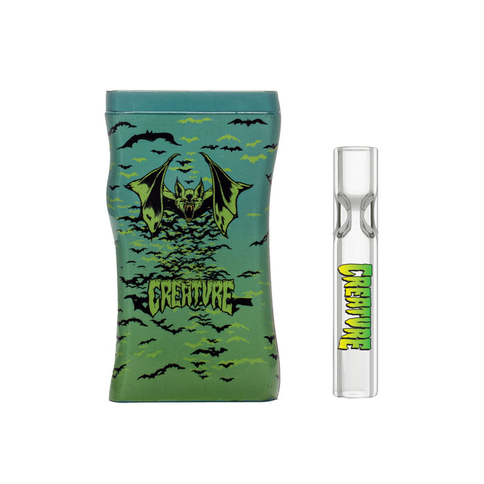 Creature Skateboards Dugout with Bats and Glass Taster Bat with Creature Logo