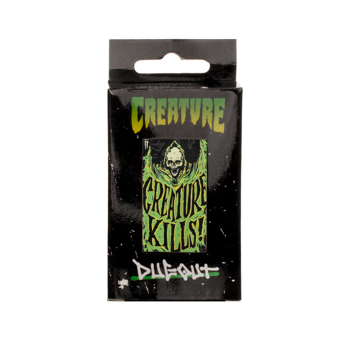 Creature Skateboards Reaper Kills Dugout and one hitter glass taster