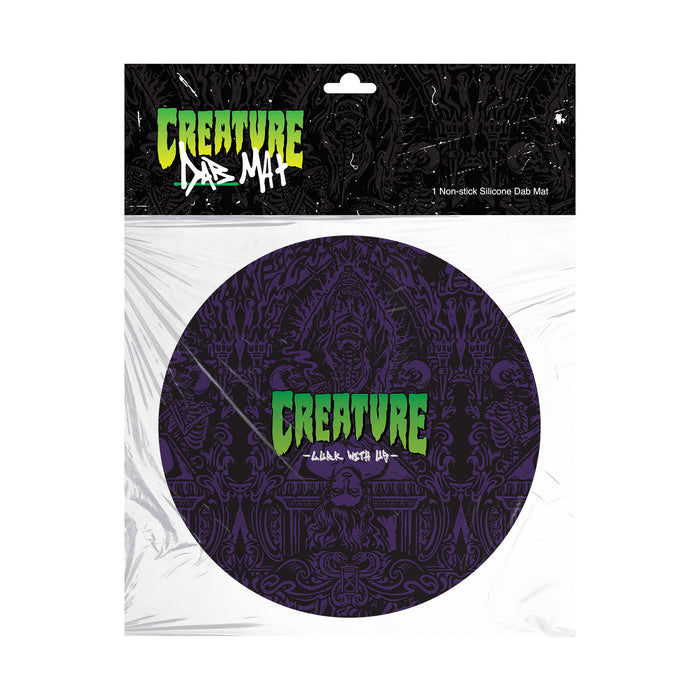 Creature Skateboards Sacrifice Purple Silicone Dab Mat