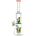 Pulsar Terrarium Tower Dual Chamber Bong with Flowers inside