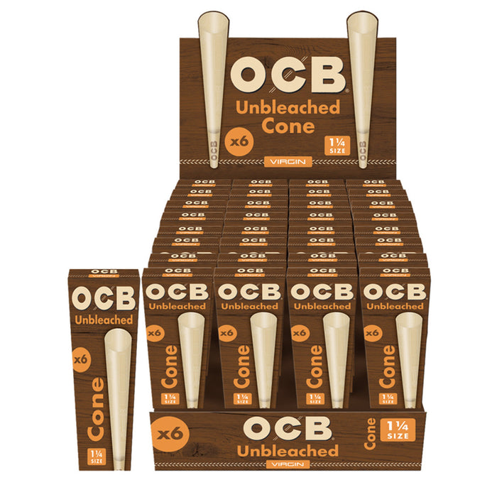 OCB Unbleached Prerolled Cones 1 1/4 Canada