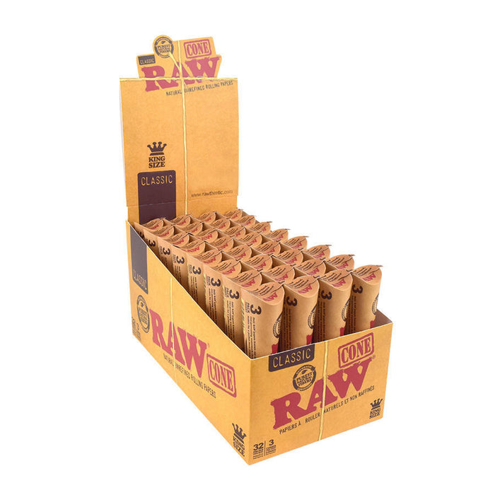 RAW Classic King Size Cones 3 Pack Canada