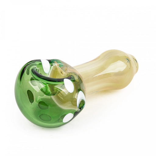 Red Eye Glass - 3" Green West Coast Mushroom Hand Pipe Canada