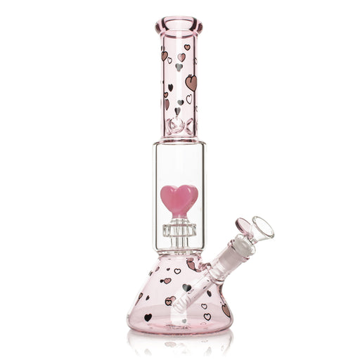 Pink Hearts Valentines Themed Weed Bongs Canada