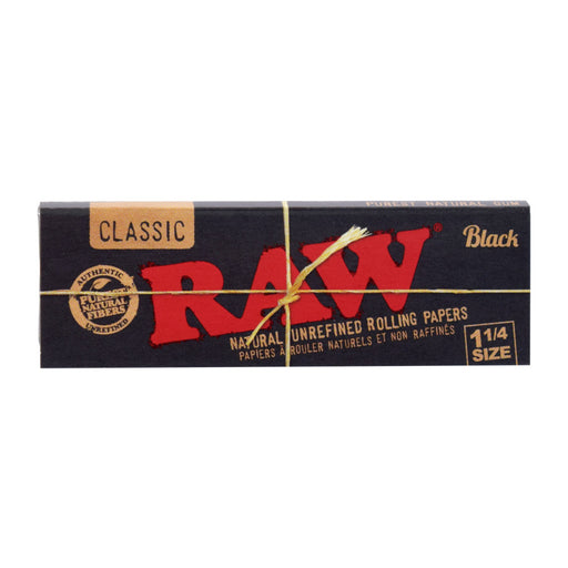 RAW Black Regular 1.25 Rolling Papers Canada