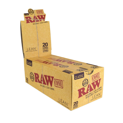 RAW Lean Prerolled Cones in Cases Canada