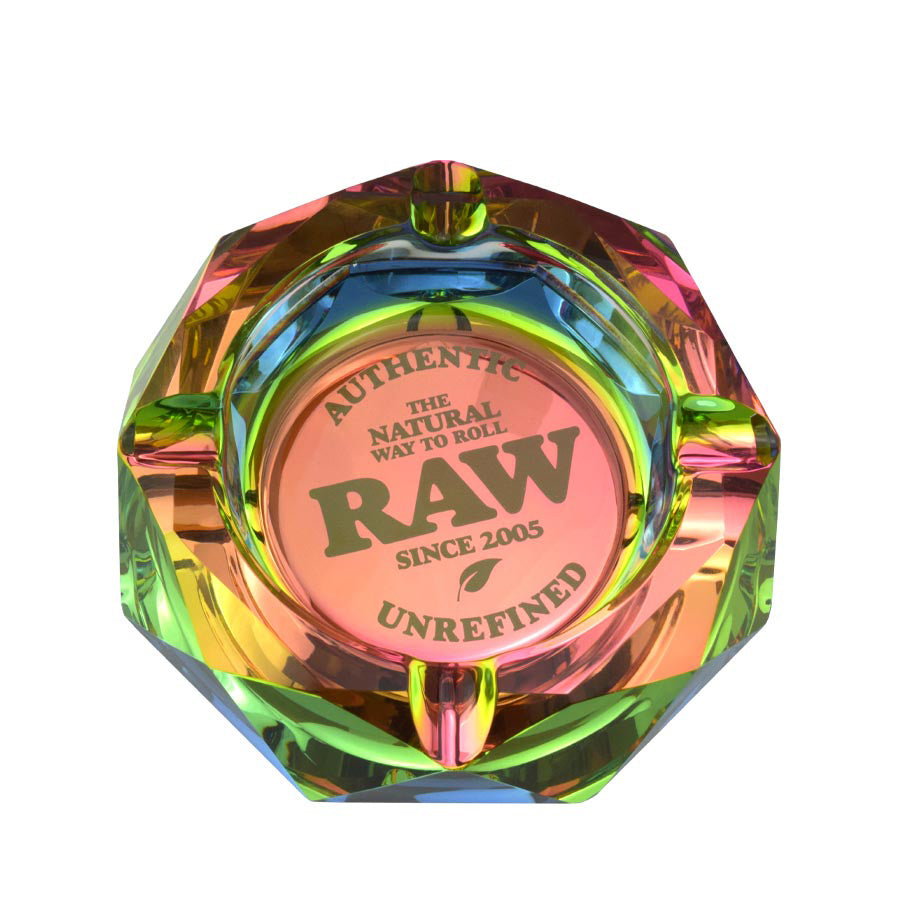 RAW Prism Glass Ashtray Rainbow | Head Candy Smoke Shop | Canada
