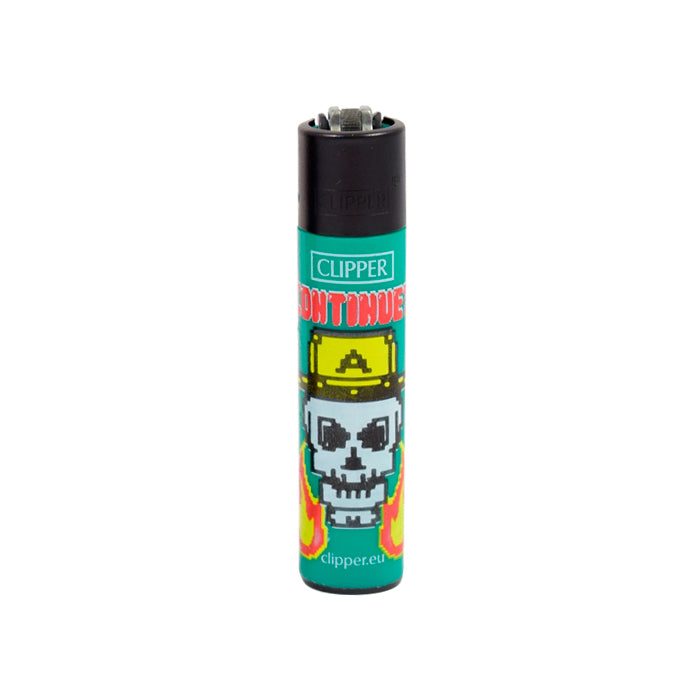 Skull Continue Video Games Clipper Lighters Canada 