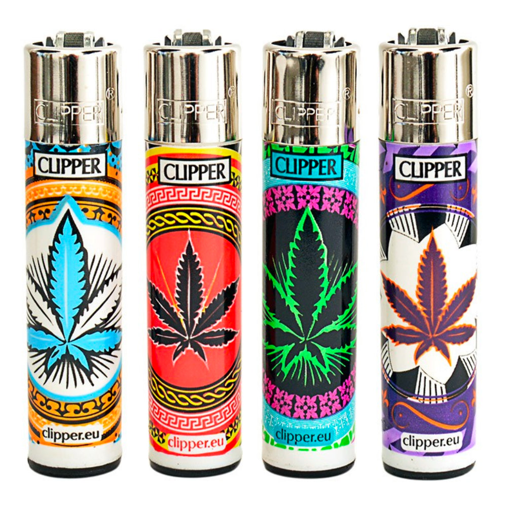 Clipper Lighters Oriental Leaves Collection | Head Candy Smoke Shop ...