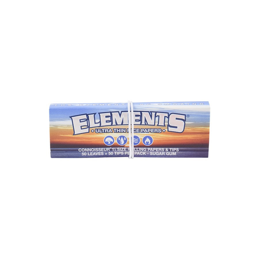 Elements - 1 1/4 Rolling Paper with Tips