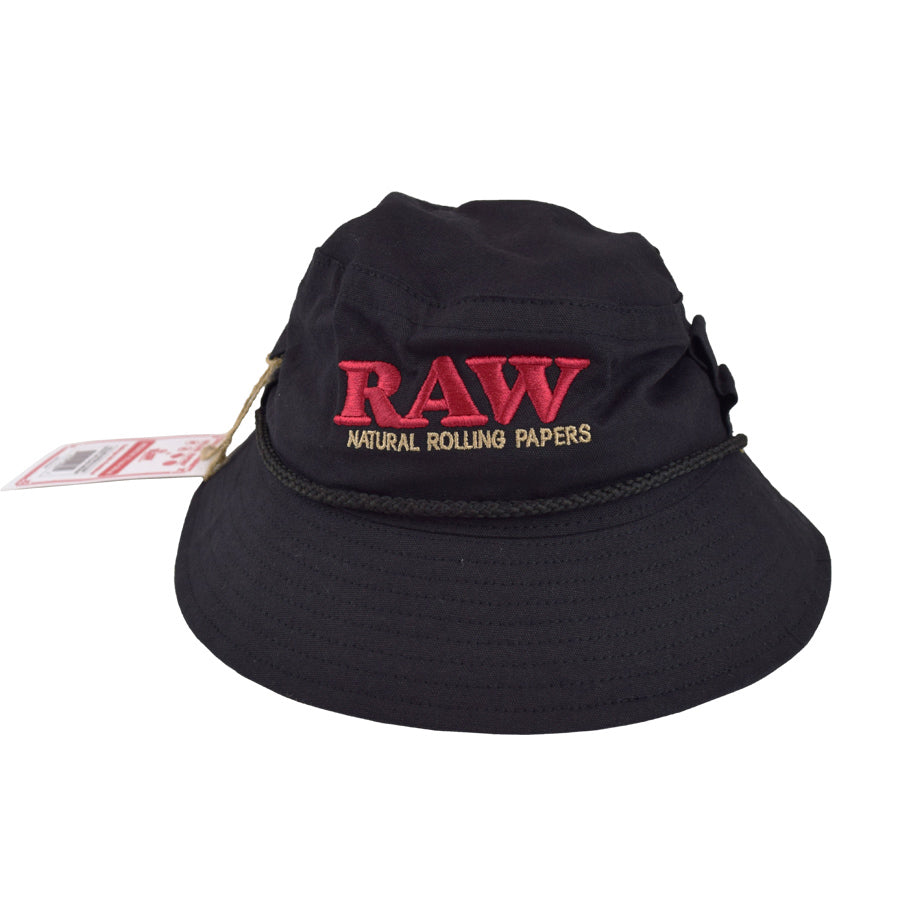 RAW Smokerman's Bucket Hat - Black — Head Candy Smoke Shop