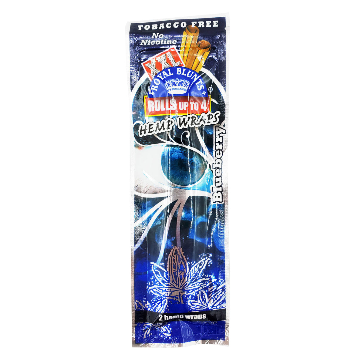 Royal Blunts XXL Hemp Wraps 2PK 25ct (Blueberry)-XXL Hemp