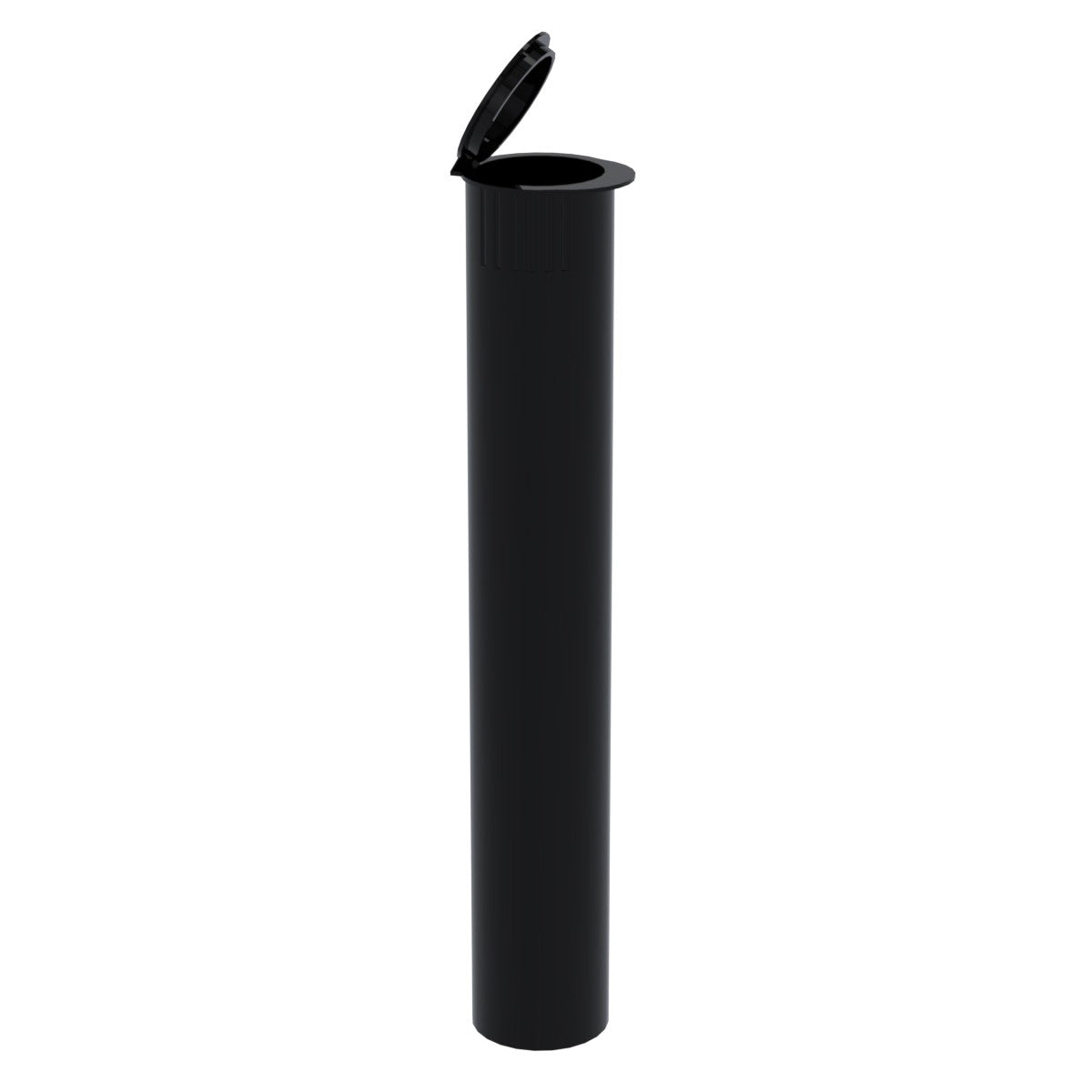 Opaque Black Plastic Pre-Roll Tubes - Child Resistant (Squeeze Top