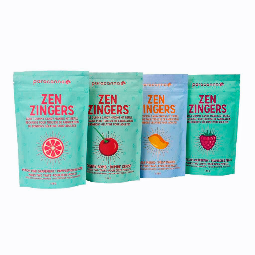 ZenZingers Pandemic Peach Gummy Mix Refill - Do It Yourself Edibles Kits